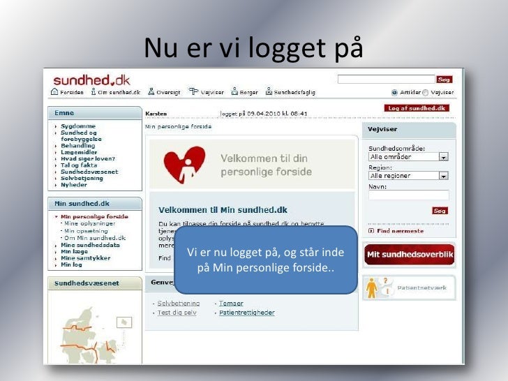 min sundhed journal
